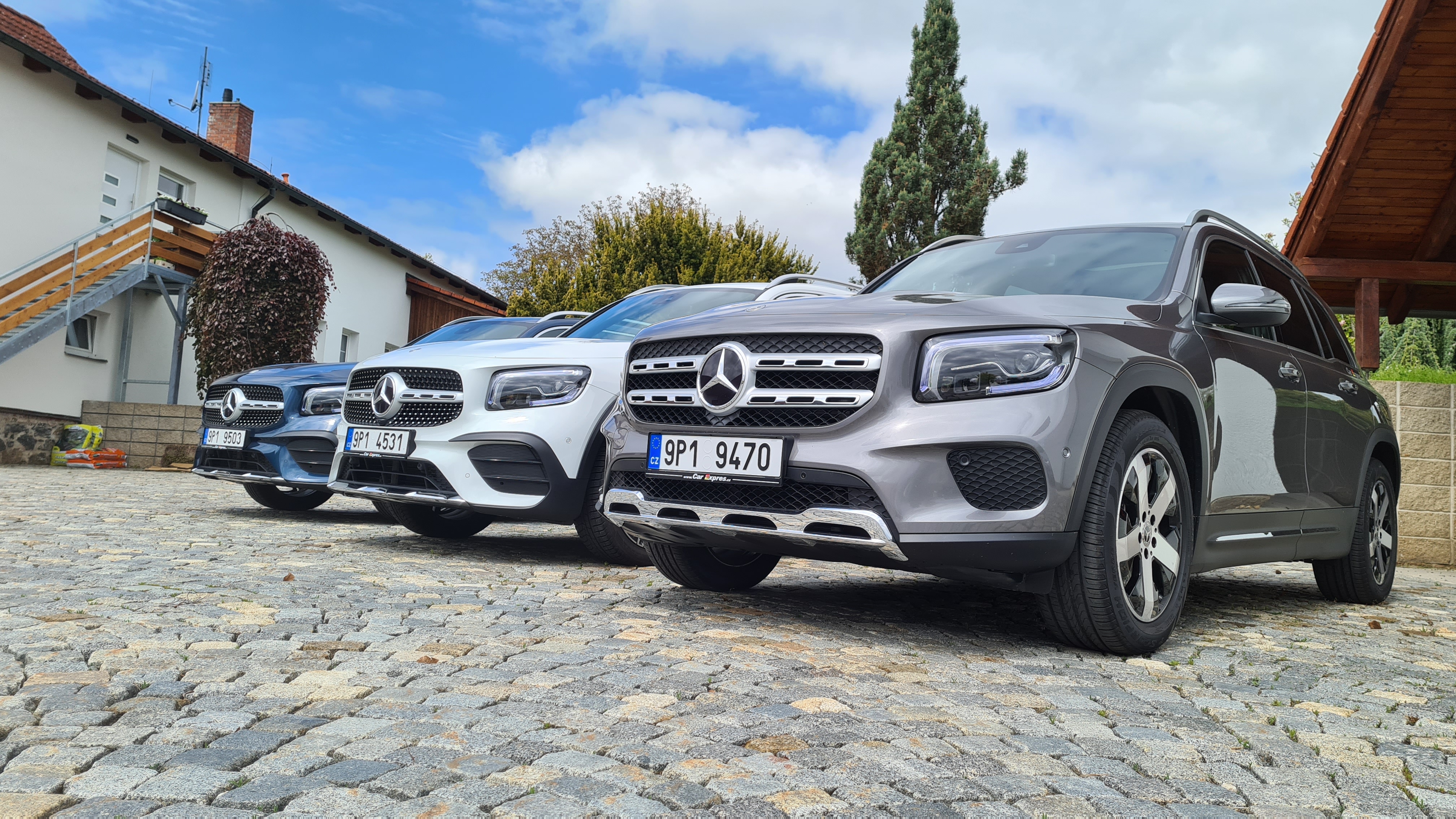 MB GLB přední část