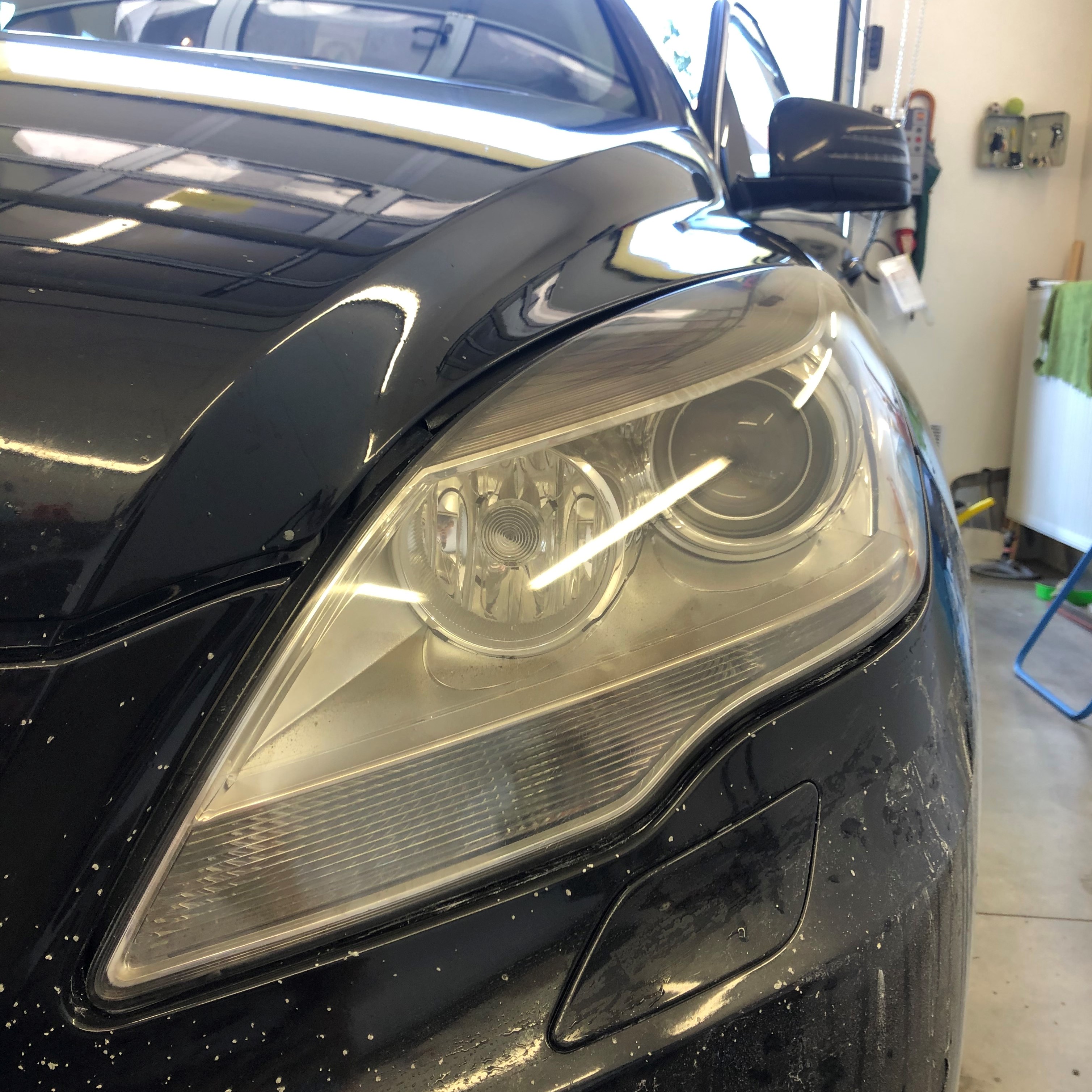 Světlomet po rozleštění